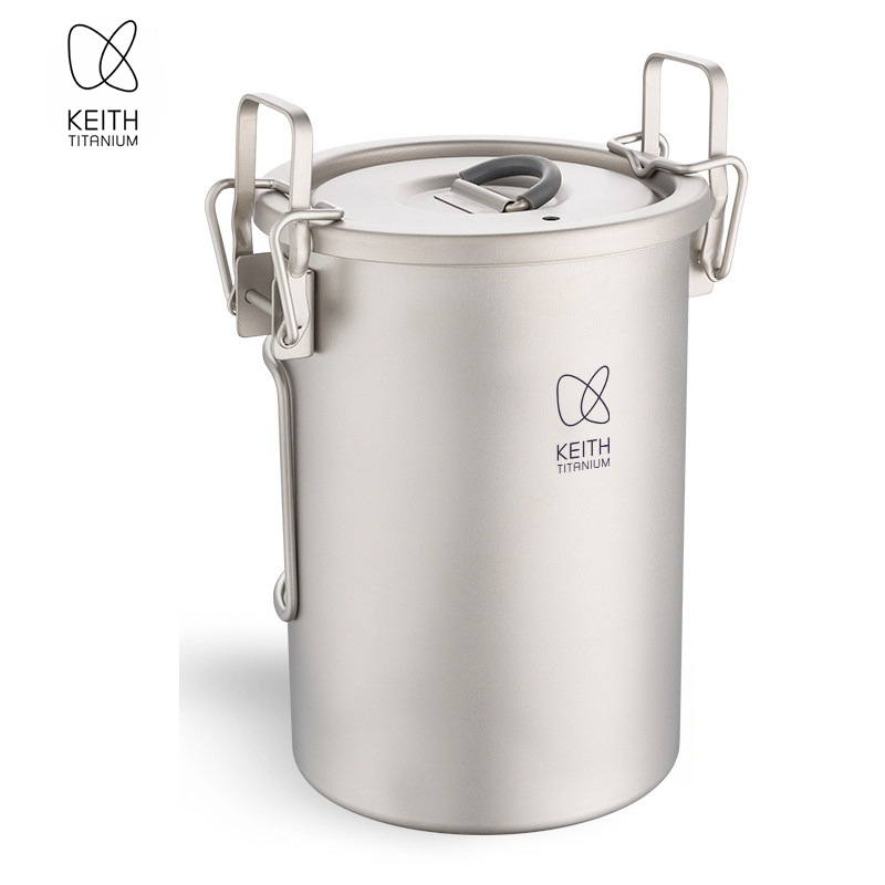 Camping Cooking Set - Olla para Arroz KEITH de Titanio