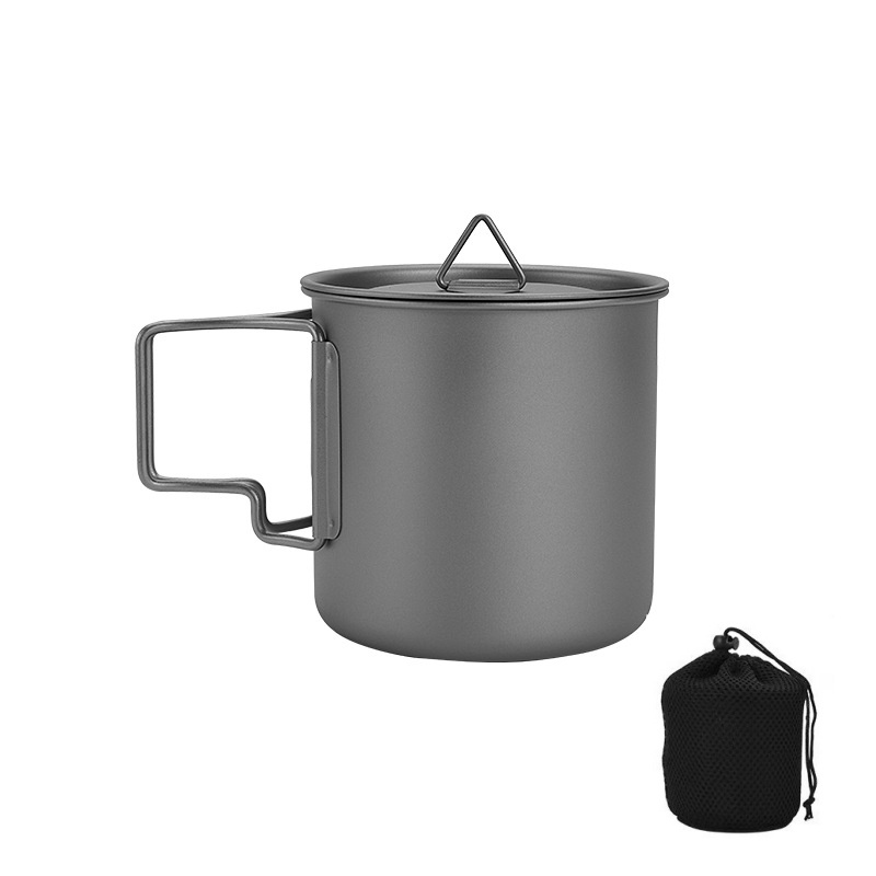 Camping Cooking Pack - Taza de camping de titanio con