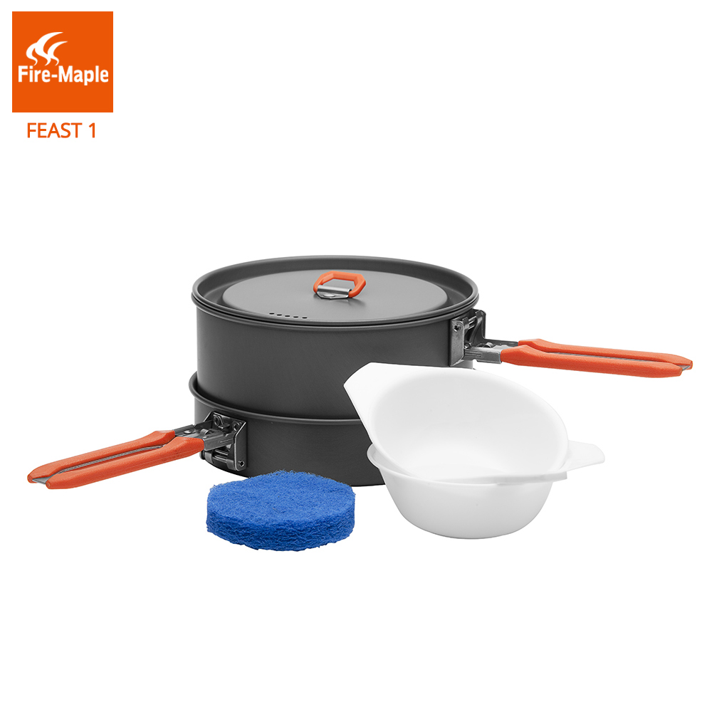 Camping Cooking Pan Set - Fire Maple Feast 1-utensilios de cocina