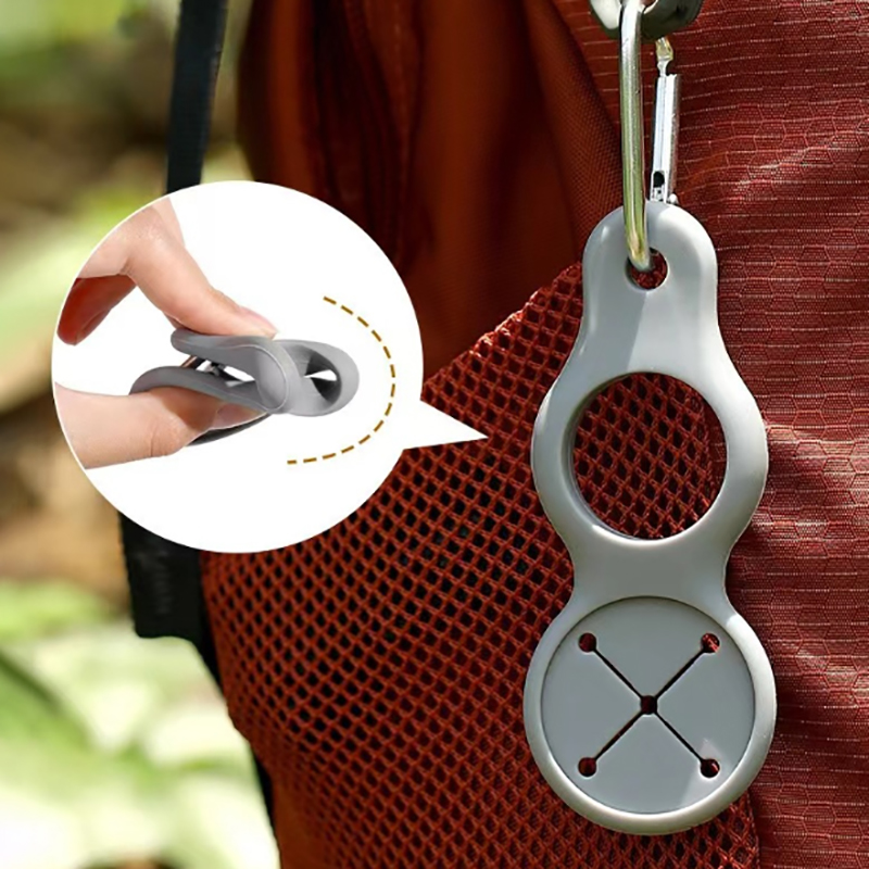 Camping Cooking Hanger - Hebilla de tetera deportiva de silicona,