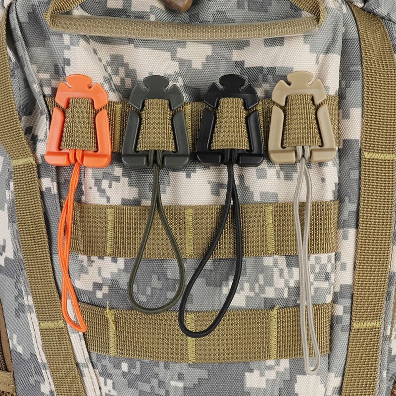 Camping Cooking Hanger - Mosquetón de nailon para mochila, herramienta