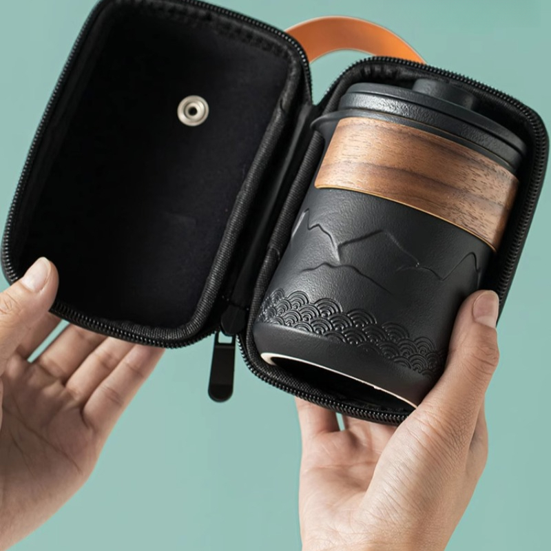 Camping Cooking Set - Juego de té de viaje portátil,