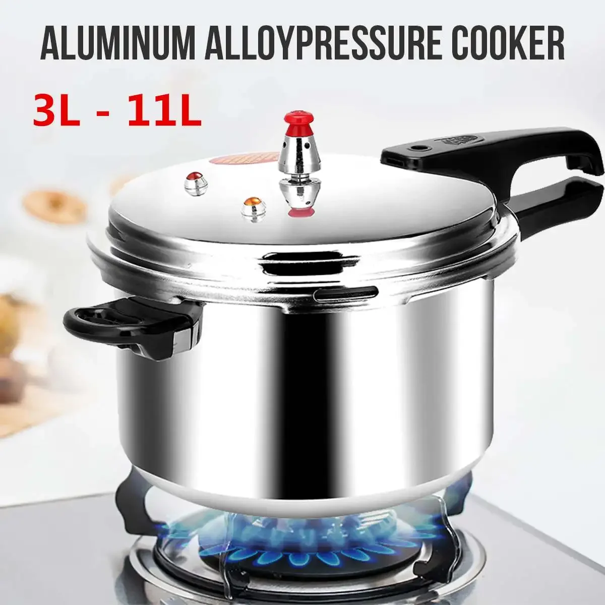 Camping Cooking On Fire - Olla a presión de cocina de