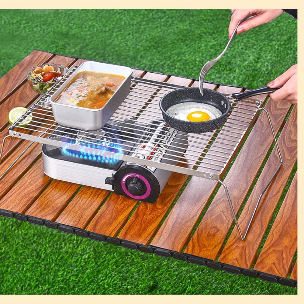 Camping Cooking Fire Pit - Soporte Plegable para Estufa de Camping