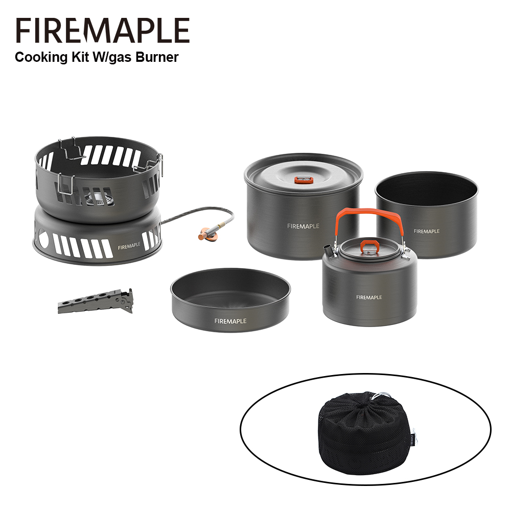 Camping Cooking On Fire - Kit de cocina de arce de