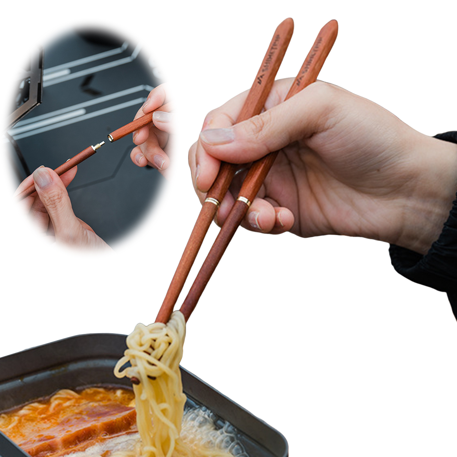 Camping Cooking Set Compact - Juego de utensilios de camping de