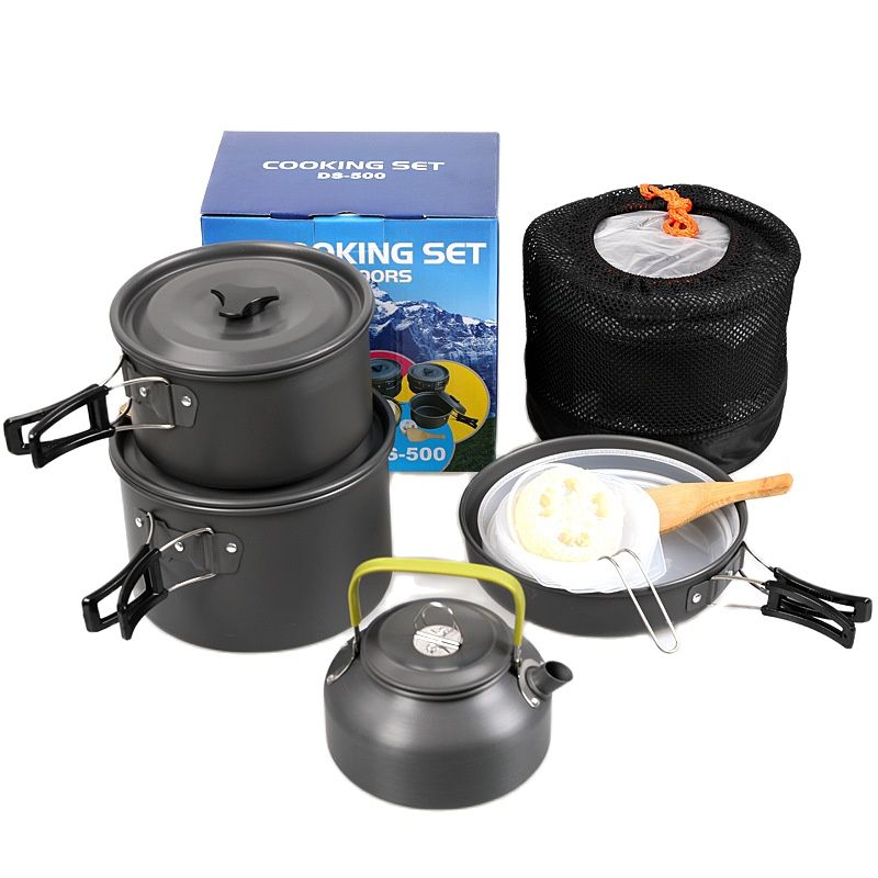 Camping Cooking Set 2 Person - Juego de cocina para acampar al