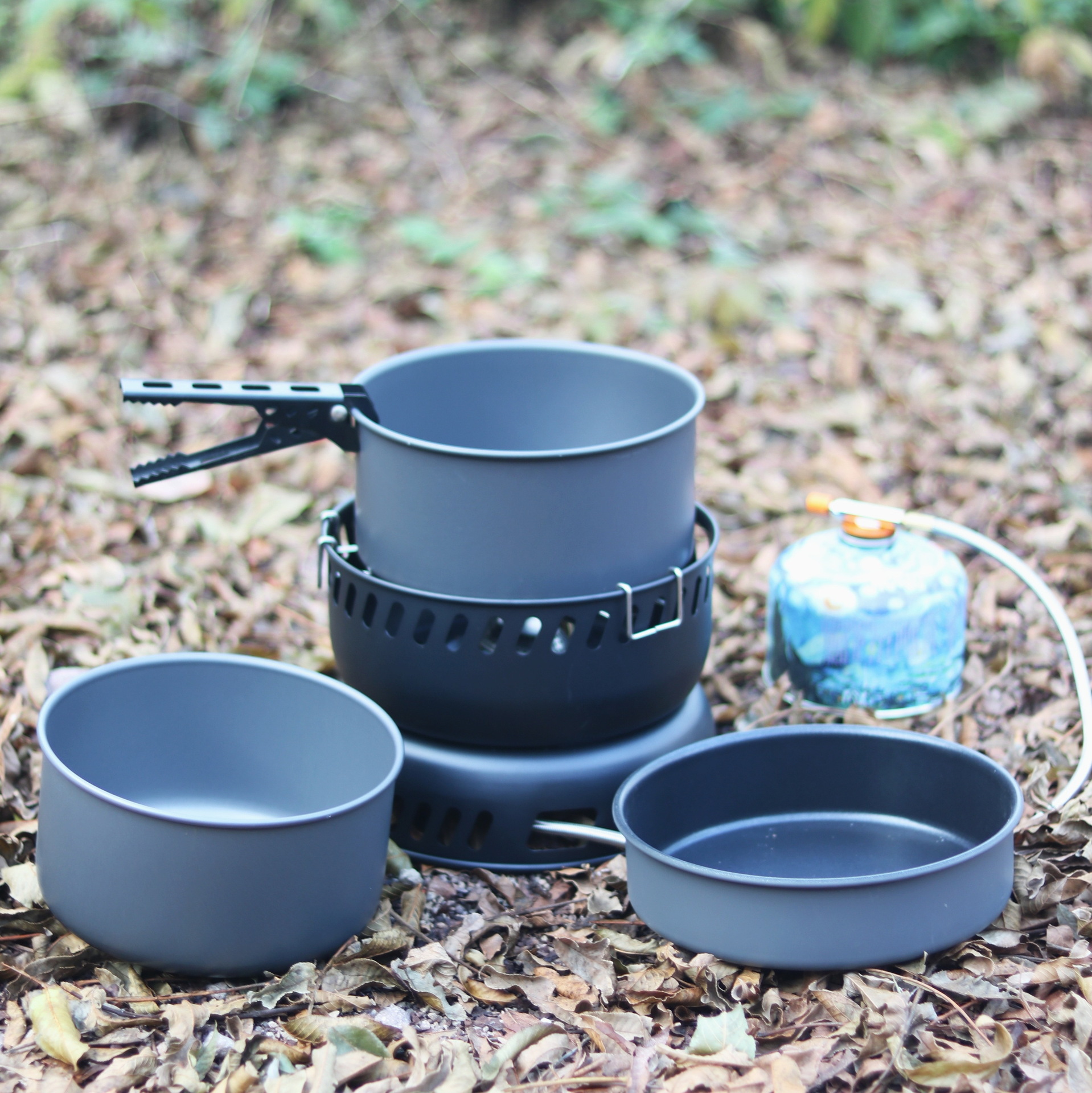Camping Cooking Wok - Estufa de Gas para acampar, estufa