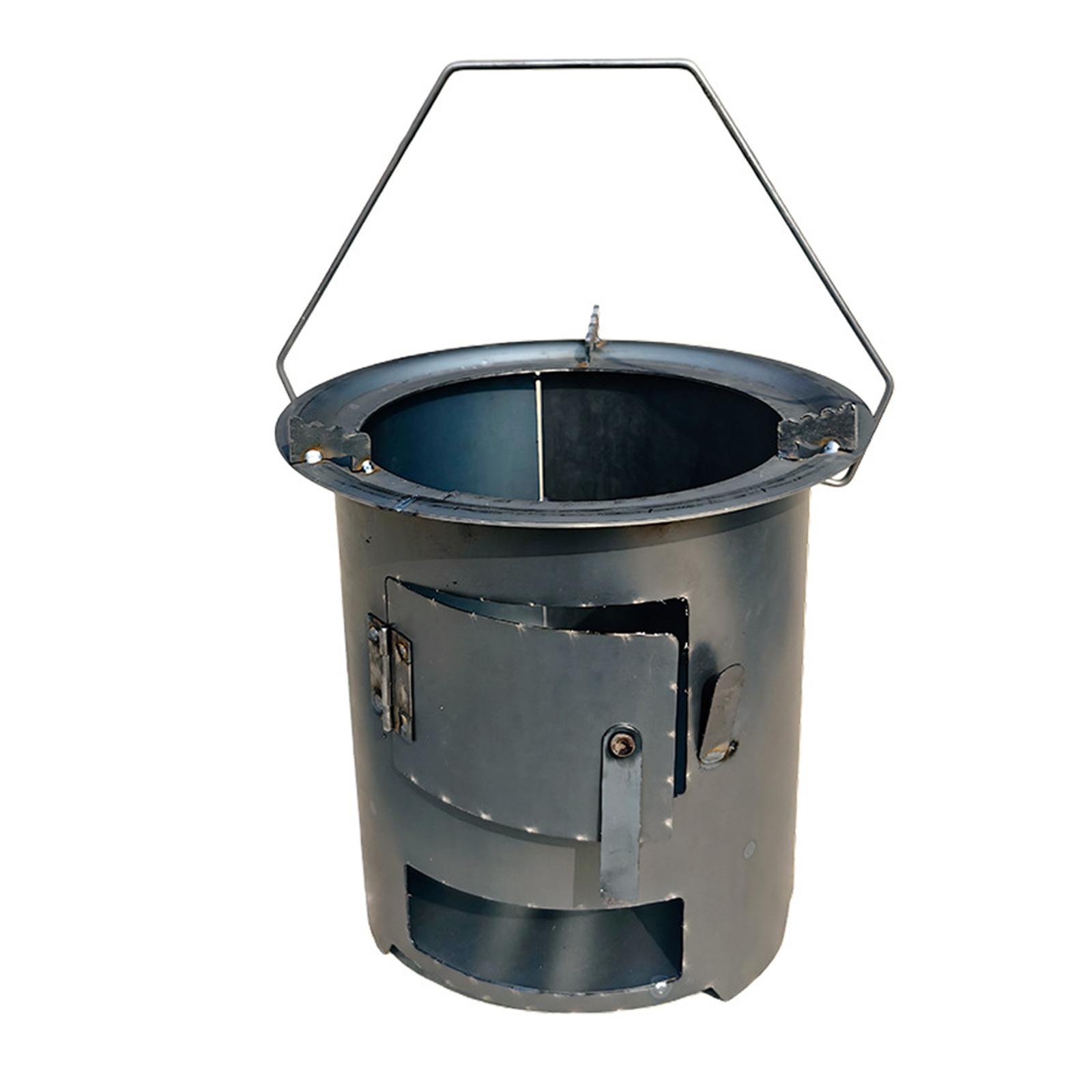 Camping Cooking Fire Pit - Estufa de Leña Plegable para Camping,