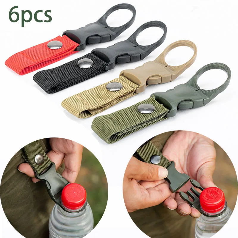 Camping Cooking Hanger - Gancho con hebilla de correas para