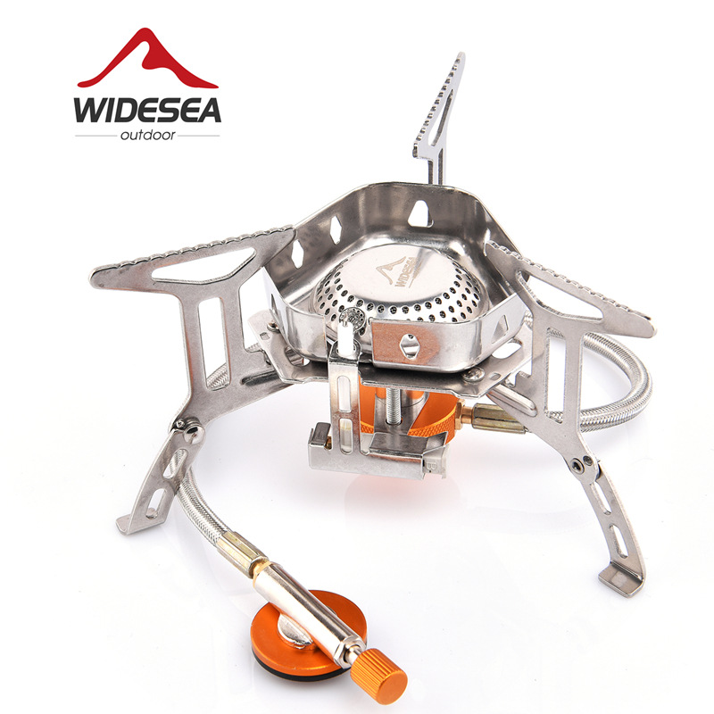 Camping Cooking Canister - Estufa de gas portátil tipo split,