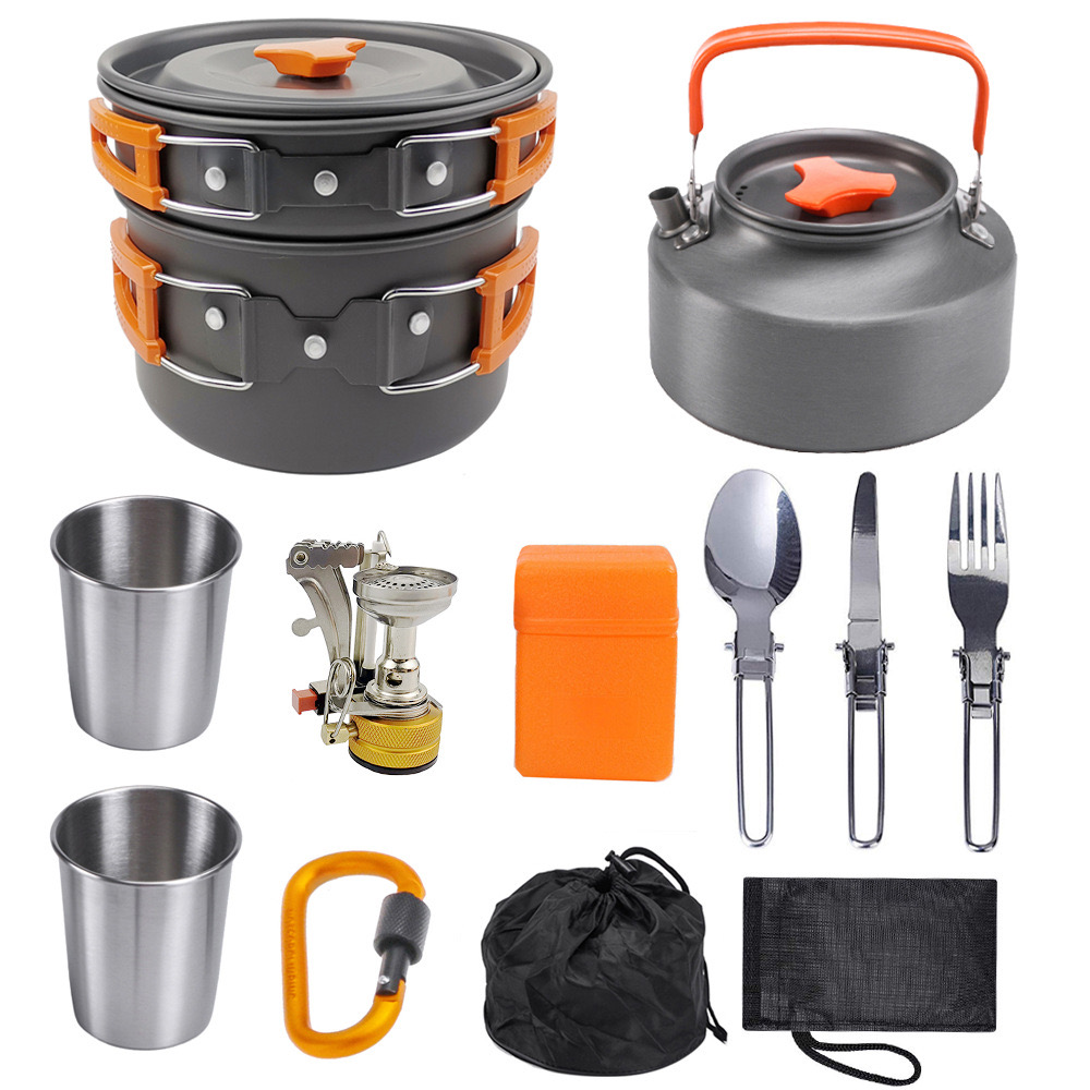 Camping Cooking Vegetables - Juego de cocina para acampar al