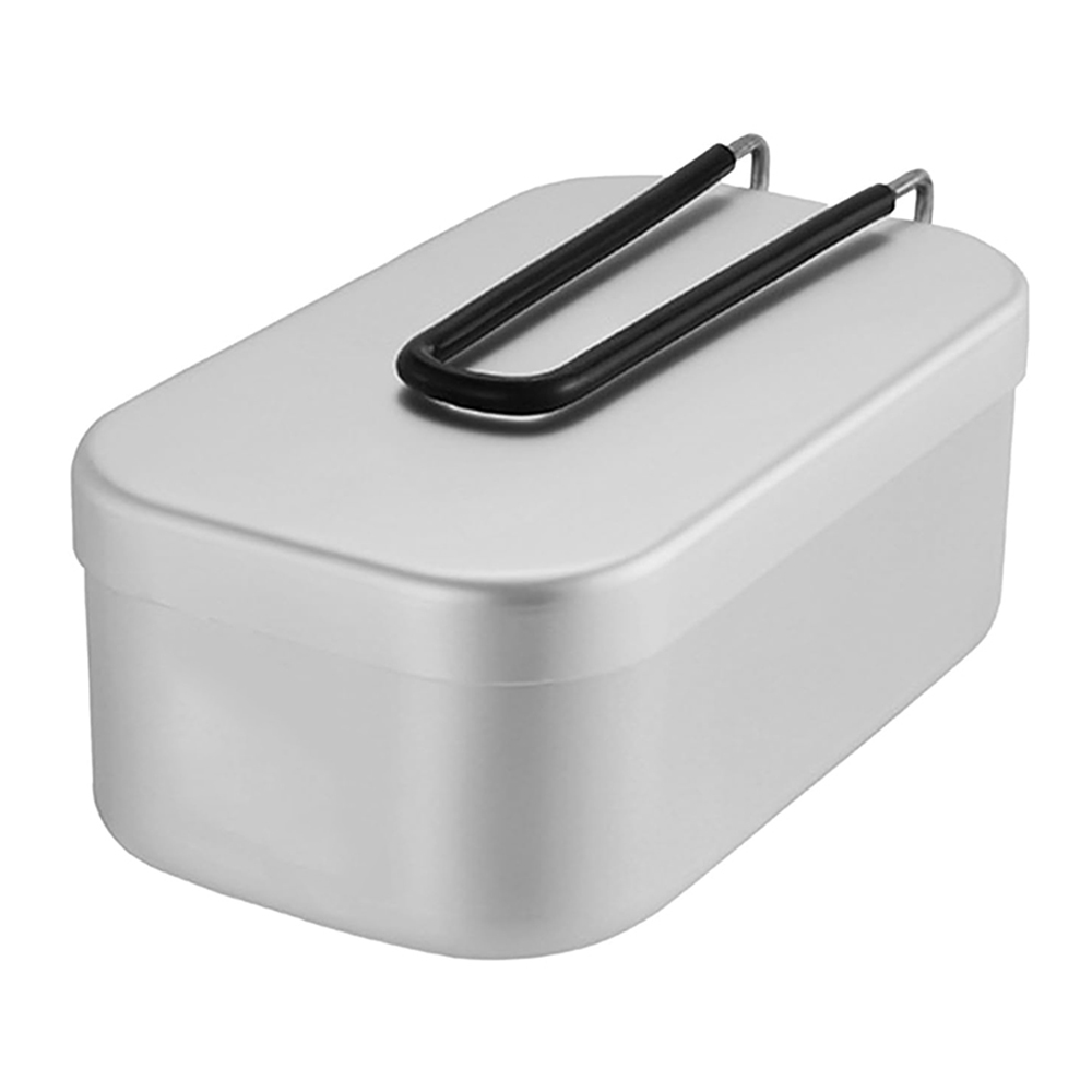 Camping Cooking Set - Fiambreras de aluminio de 800ML, utensilios
