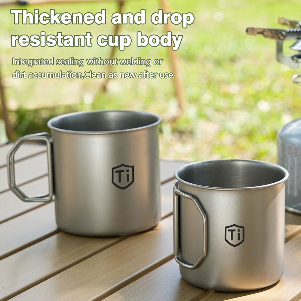 Camping Cooking Trangia - Taza de titanio para acampar, vajilla