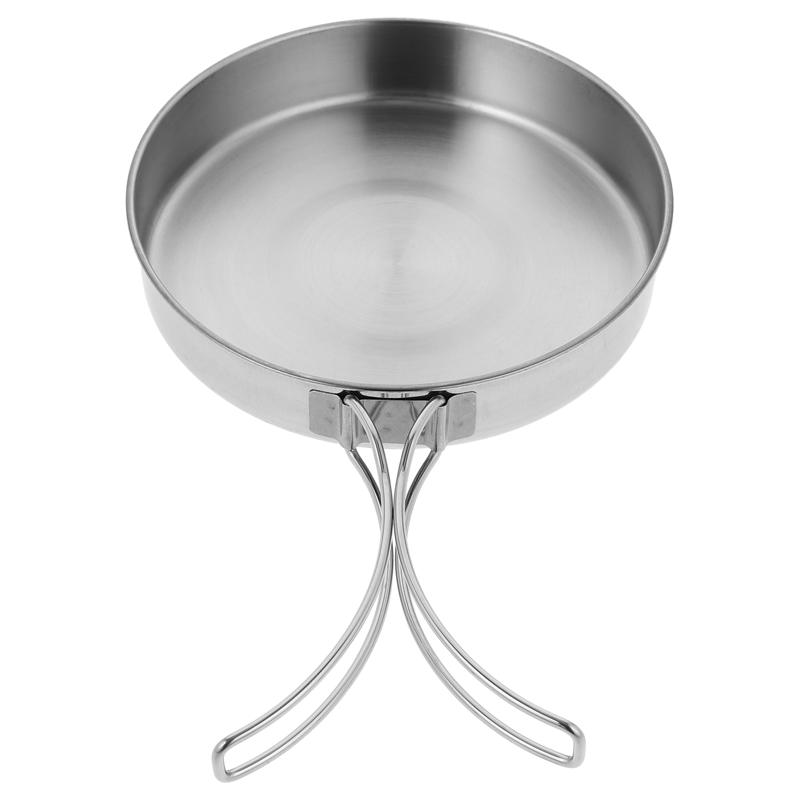 Camping Cooking Wok - Mini sartén portátil de acero inoxidable,