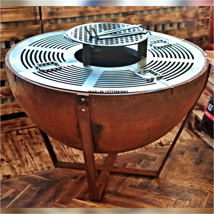 Camping Cooking Fire Pit - Parrilla de barbacoa, fogón de acampada,