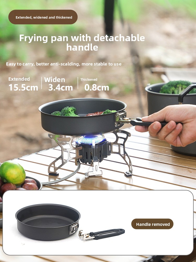 Camping Cooking Wok - Bulin C15 Sartén Pequeña Plegable para