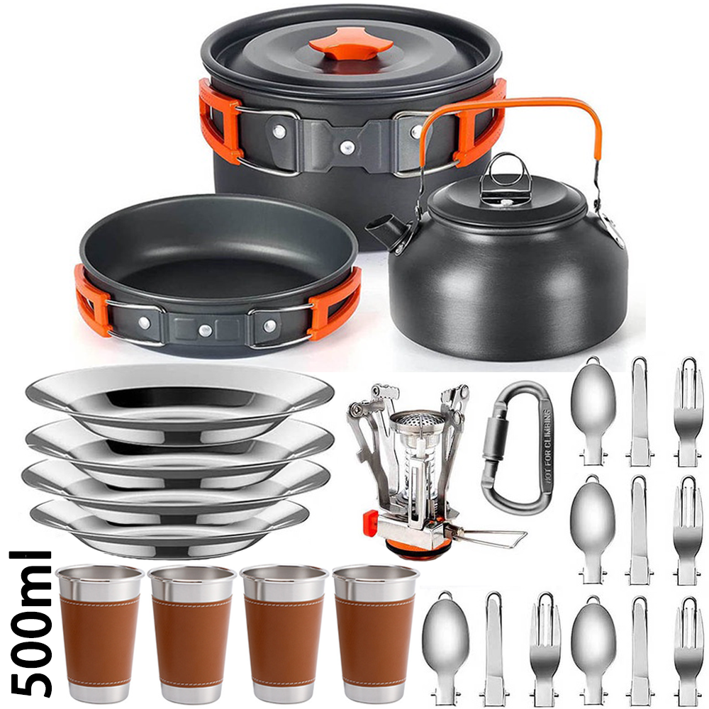 Camping Cooking Vegetables - Juego de Cocina para Acampar al