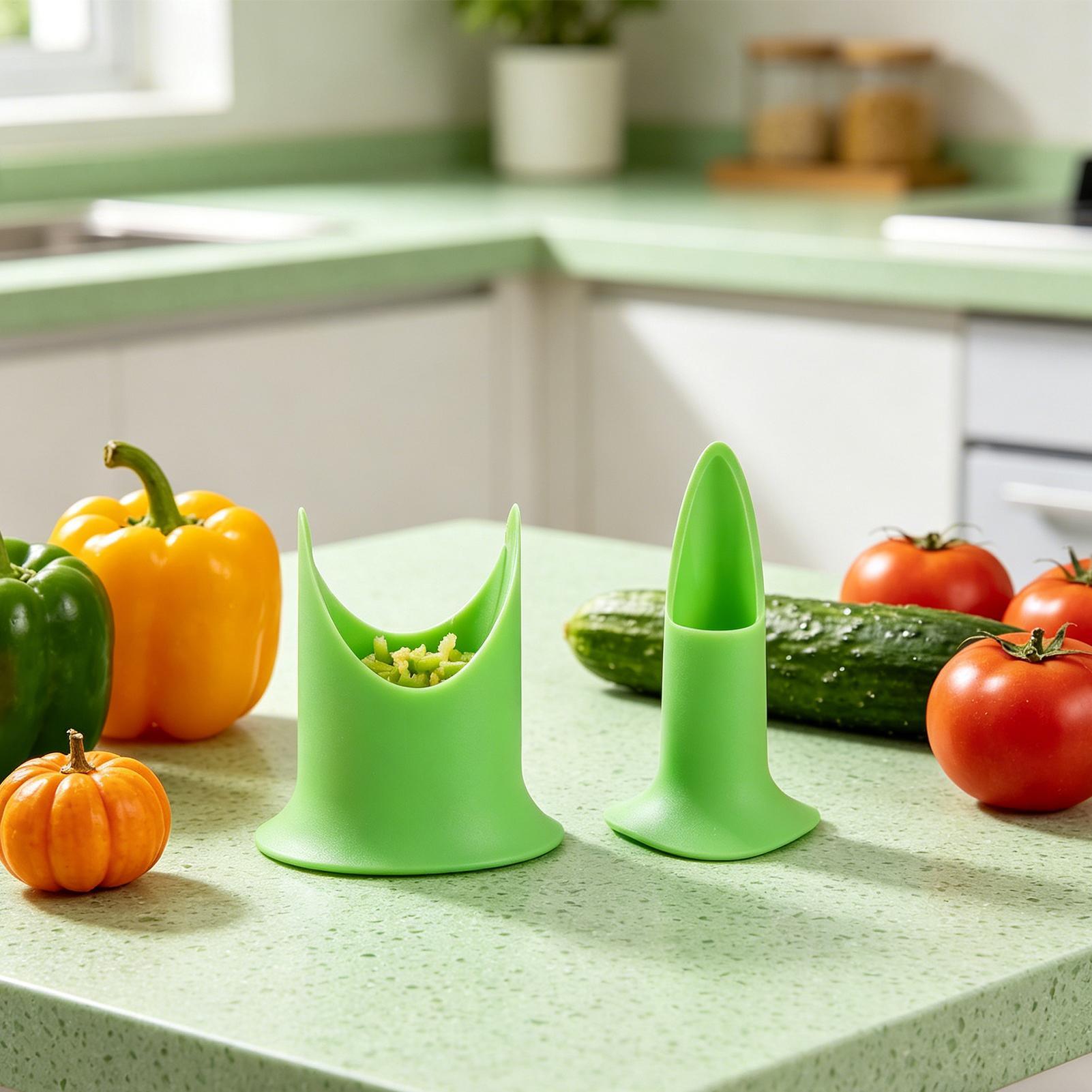 Camping Cooking Vegetables - Descorazonador de Pimientos, Práctico y Eficiente