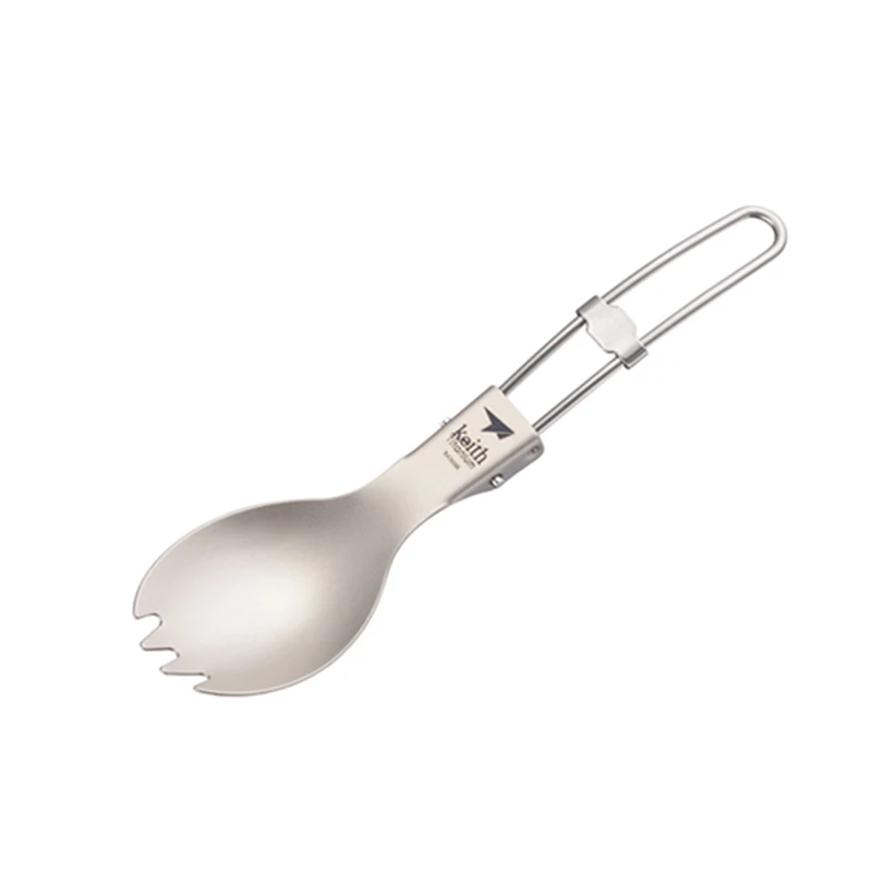 Camping Cooking Tray - Vajilla bacteriostática portátil de titanio, mango