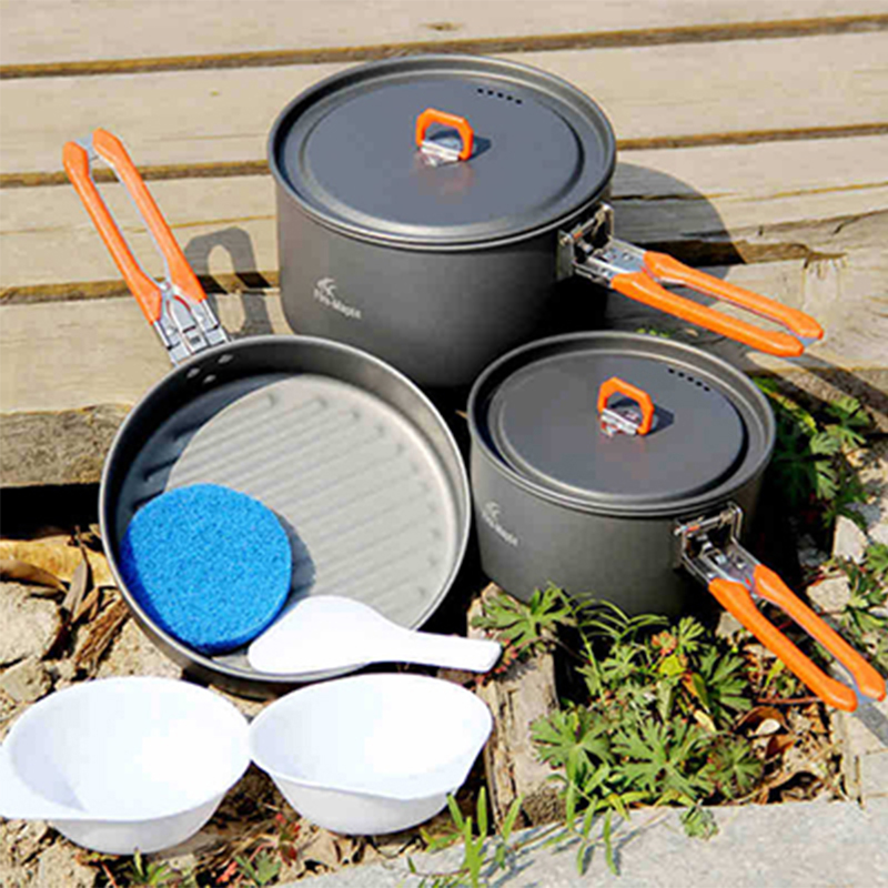 Camping Cooking On Fire - Juego de cocina de arce de