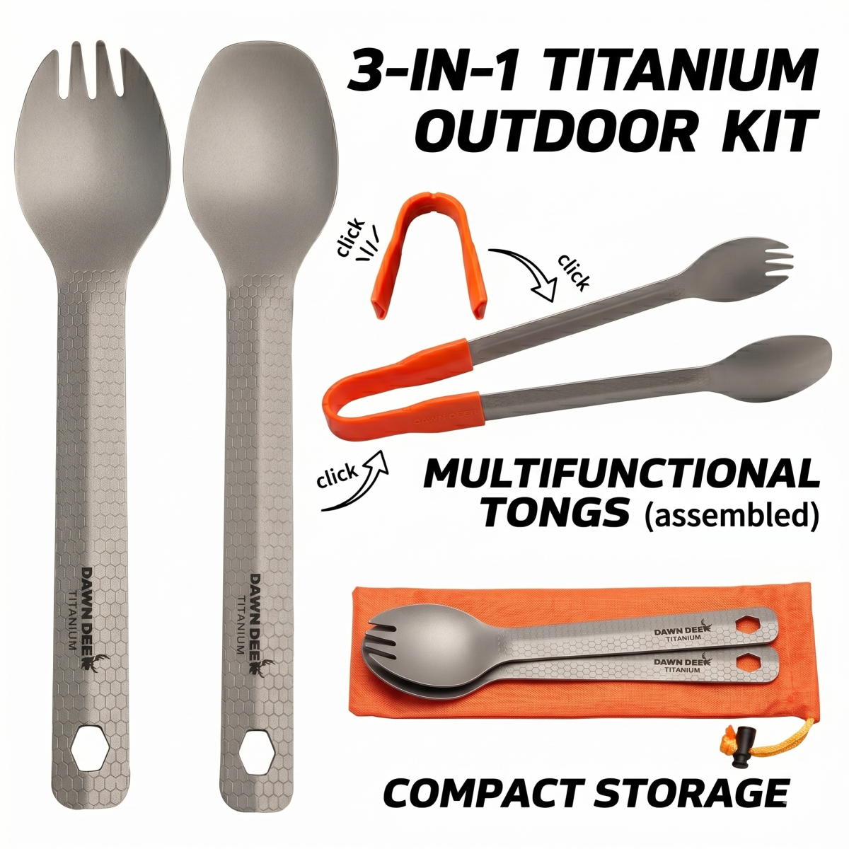 Camping Cooking Trangia - DAWN DEER Juego de utensilios de