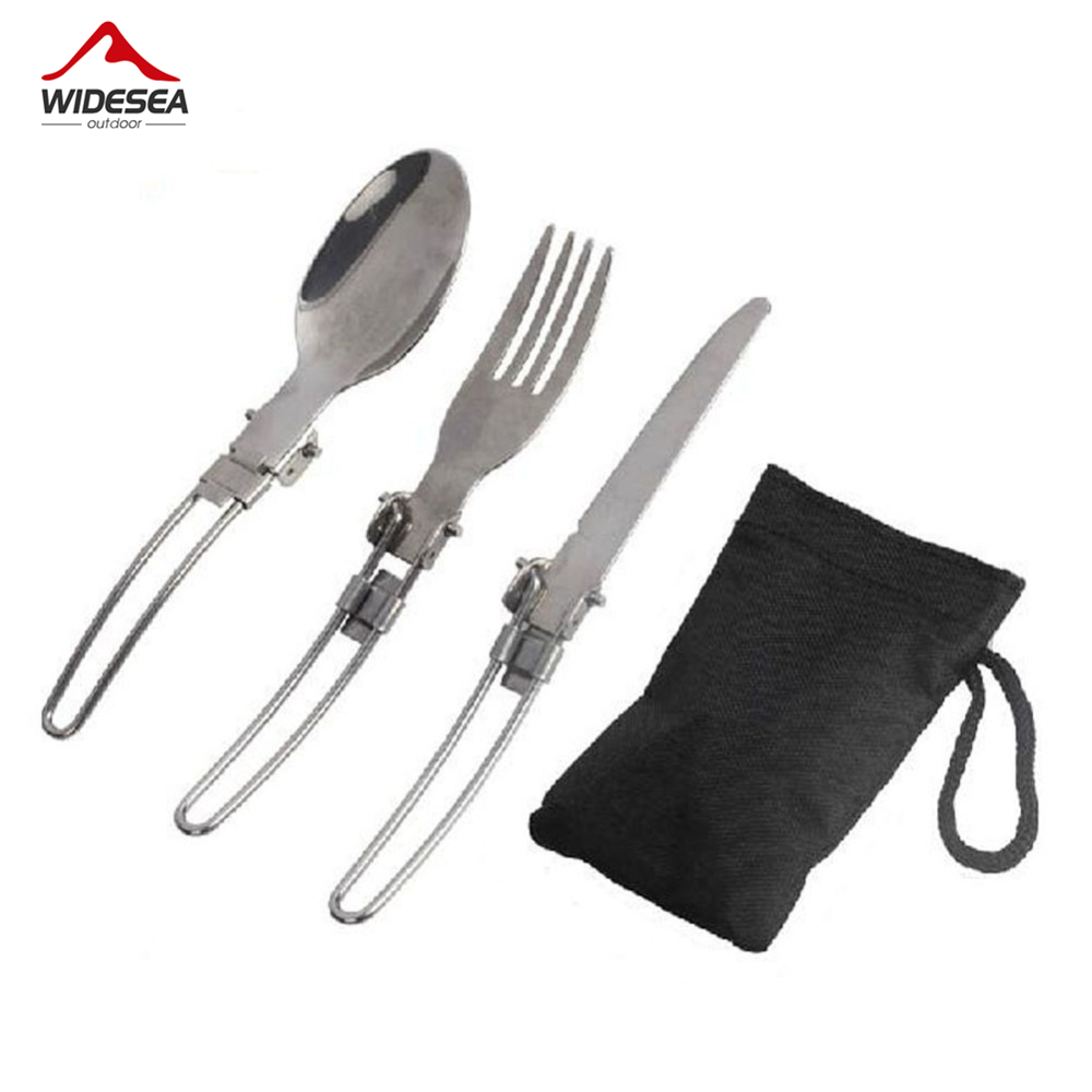 Camping Cooking Cutlery Set - 3 uds 1 Juego portátil al