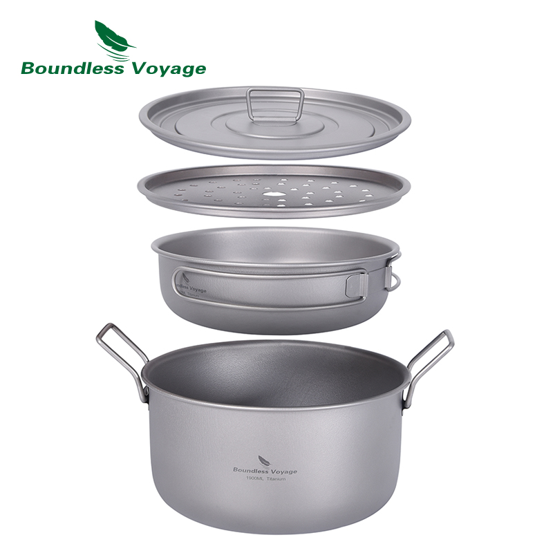 Camping Cooking Wok - Olla de cocina para acampar de