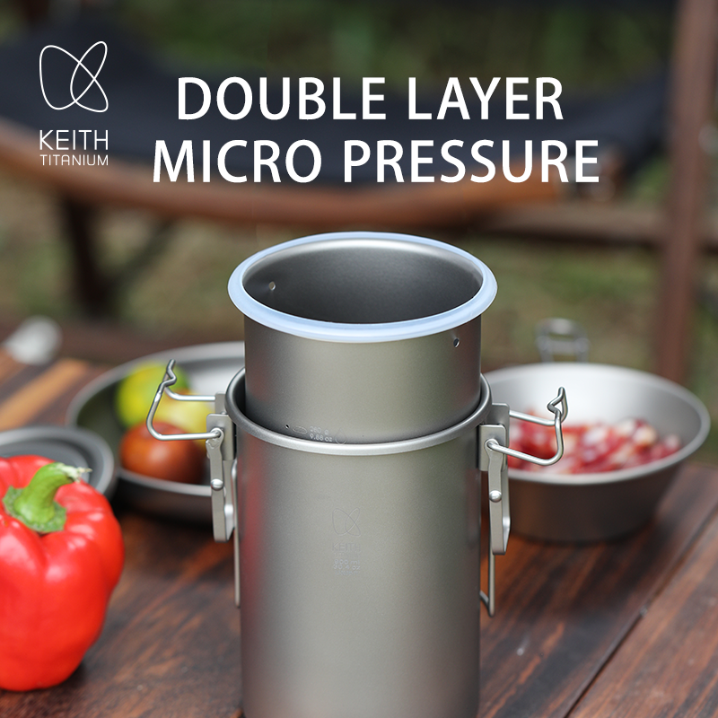 Olla para Arroz KEITH de Titan - Camping Cooking Set reseña y precio