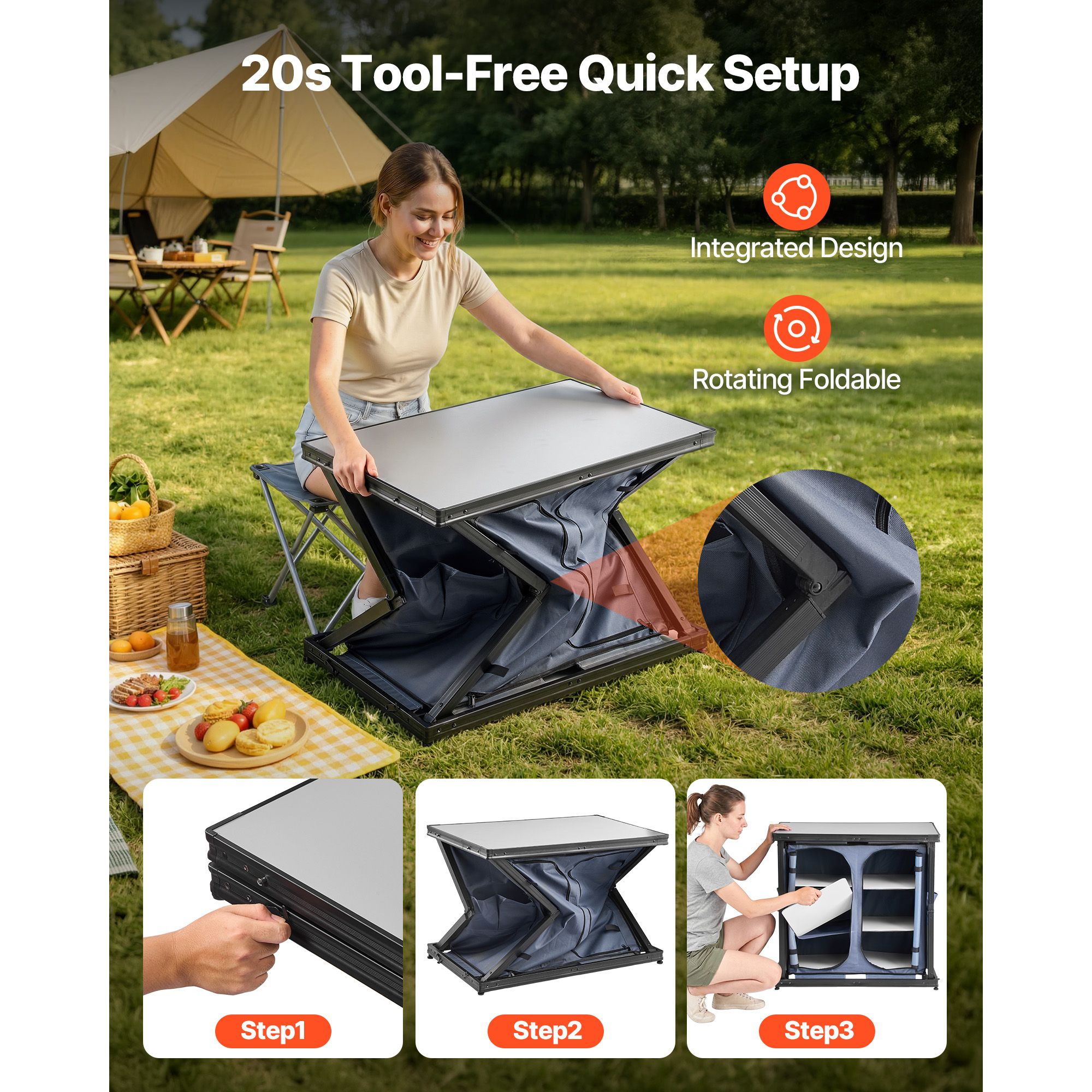 Mueble Plegable de Almacenamie - Camping Cooking Set Compact reseña y precio