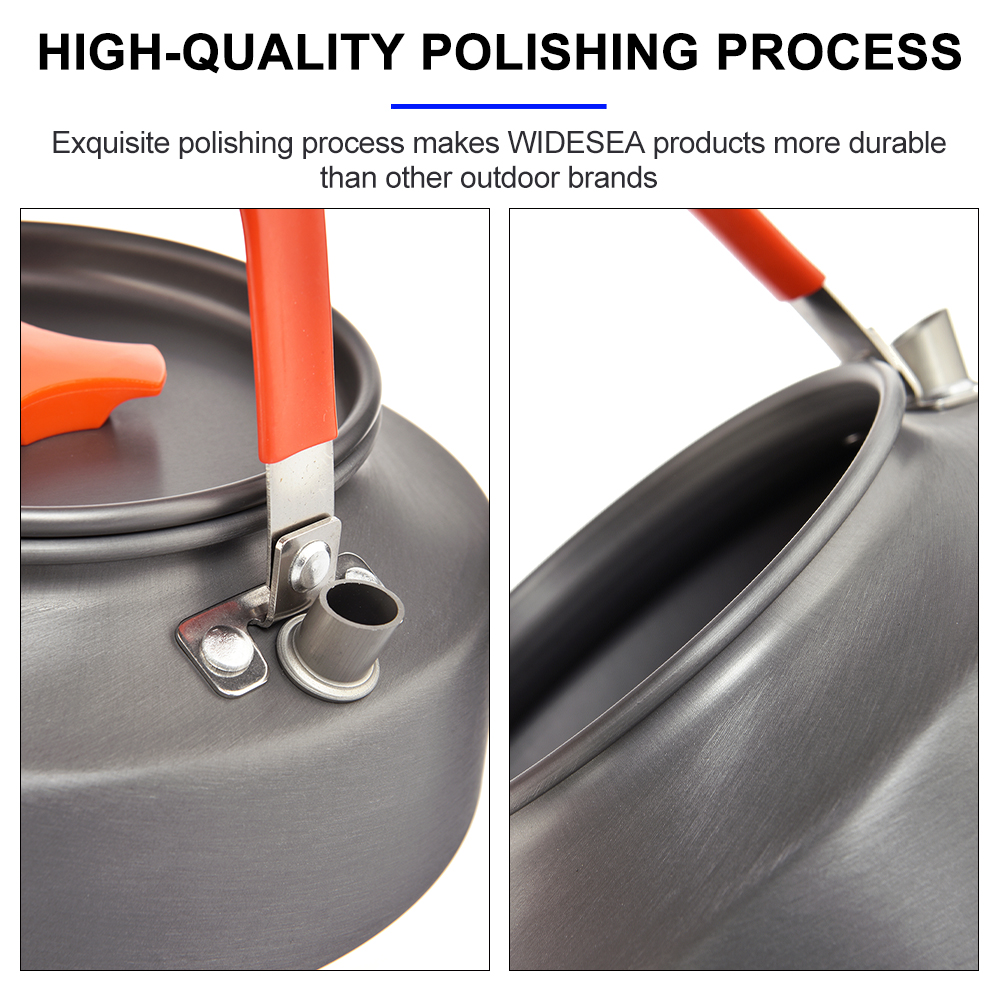 Wideea-hervidor de agua para a - Camping Cooking Pan Set reseña y precio