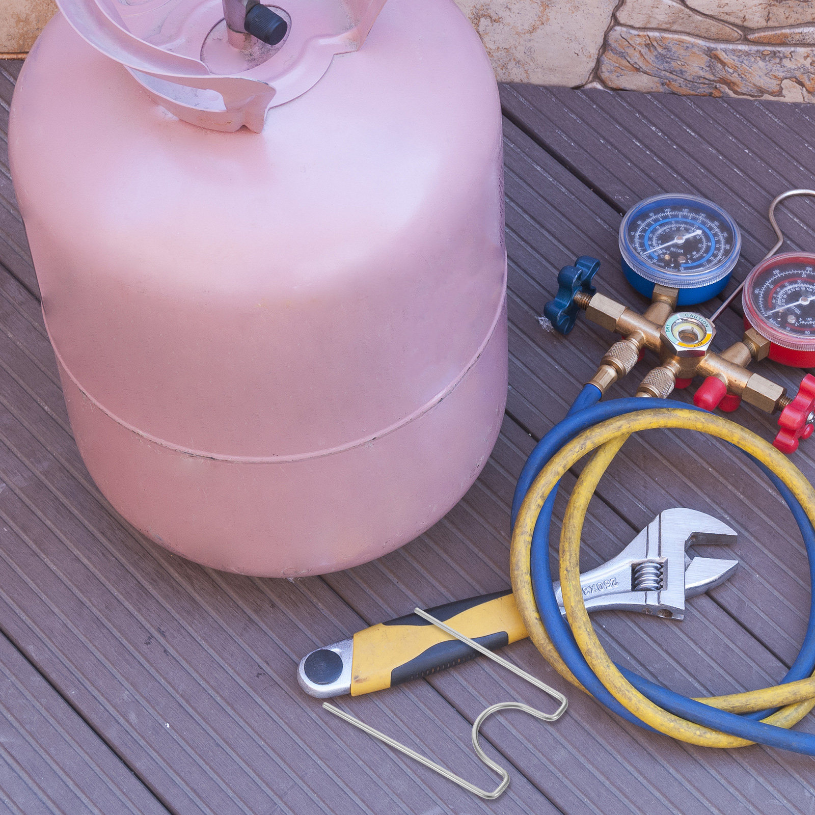 Soporte para cilindros de gas  - Camping Cooking Canister reseña y precio