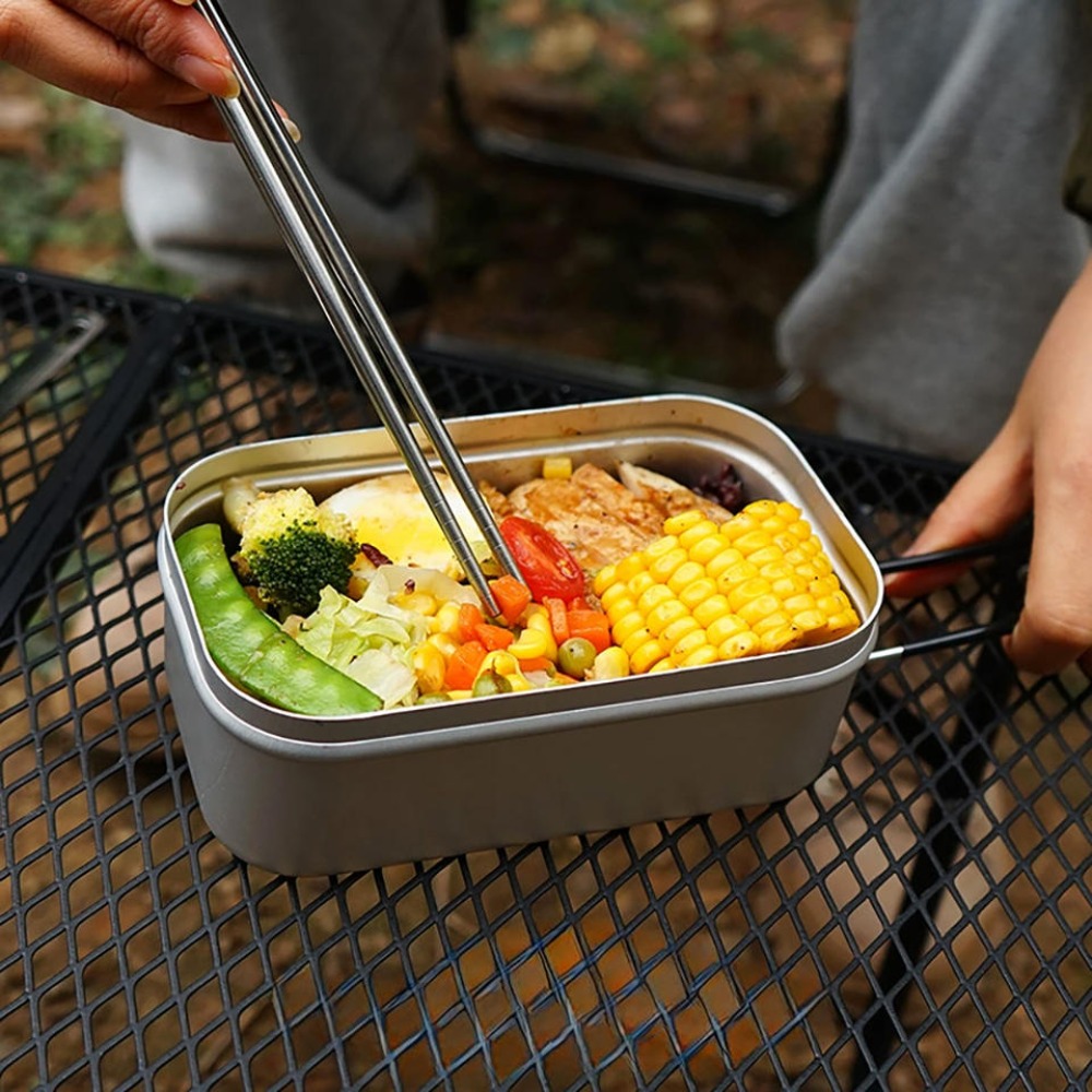 Vajilla ultraligera para acamp - Camping Cooking Cutlery Set reseña y precio