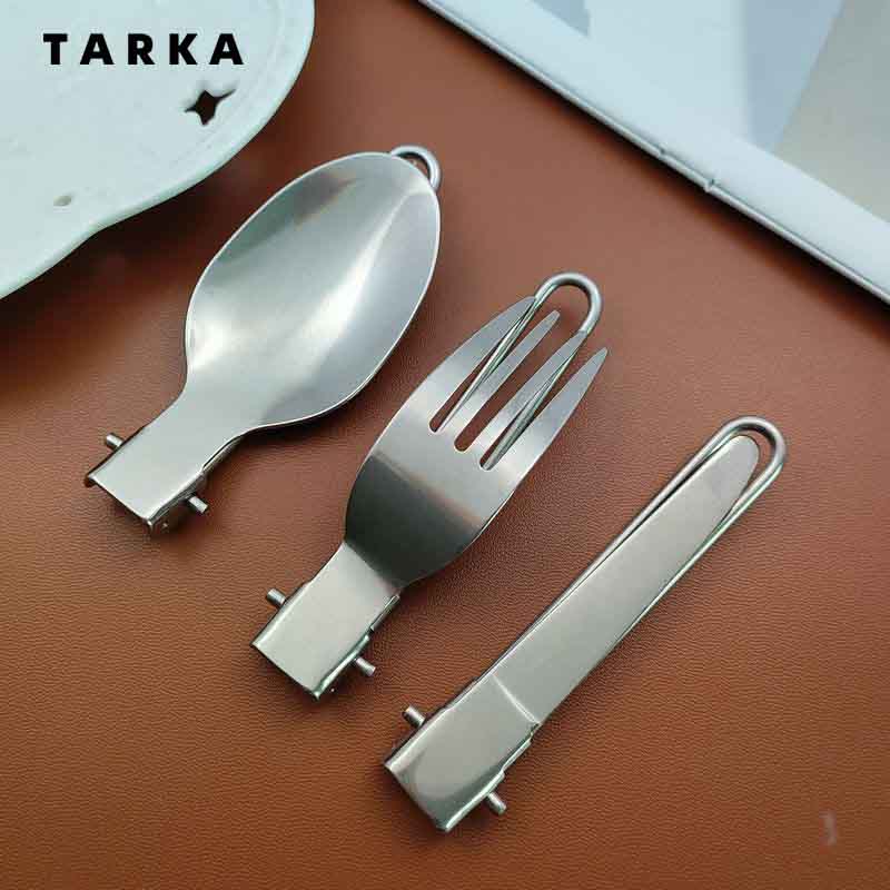 TARKA-Juego de tenedor, cuchil - Camping Cooking Trangia reseña y precio
