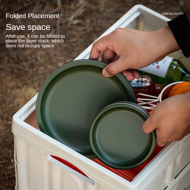 Plato de comedor de aleación d - Camping Cooking Tray reseña y precio