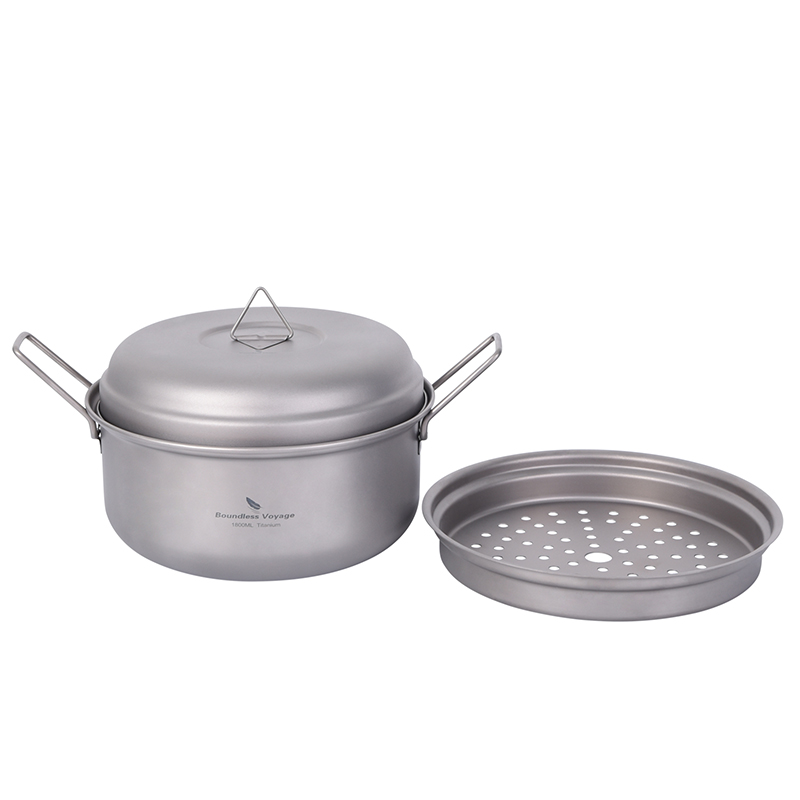 Olla Vaporera de Titanio Bound - Camping Cooking Tray reseña y precio