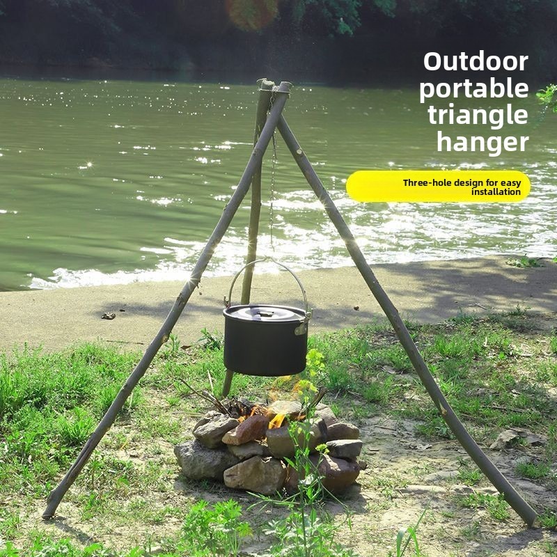 Trípode Portátil Desmontable p - Camping Cooking Tripod reseña y precio