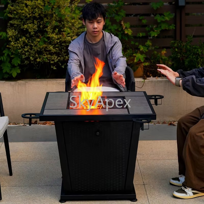 Mesa multifuncional de acero i - Camping Cooking Fire Pit reseña y precio