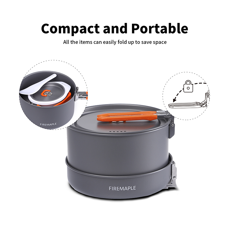 Fire Maple Juego de utensilios - Camping Cooking Set 2 Person reseña y precio