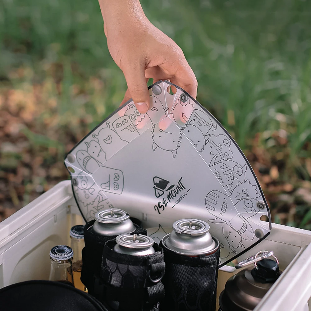 Vajilla plegable de PP, juego  - Camping Cooking Tray reseña y precio