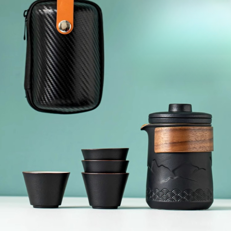 Juego de té de viaje portátil, - Camping Cooking Set reseña y precio