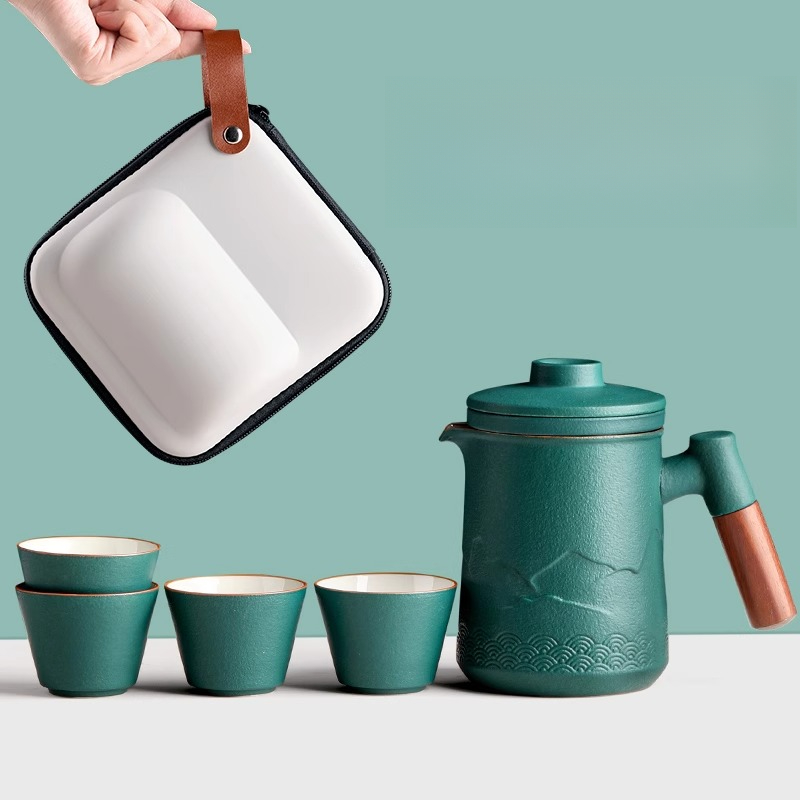 Juego de té de viaje portátil, - Camping Cooking Set reseña y precio