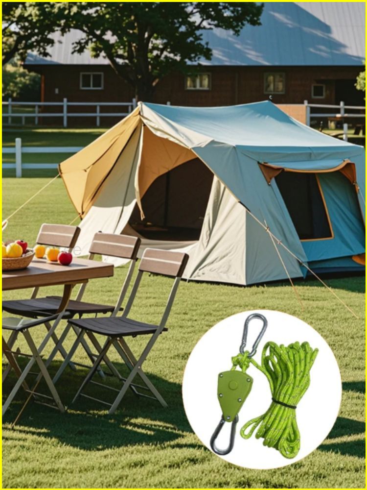 6 Piezas de Correas Ajustables - Camping Cooking Hanger reseña y precio