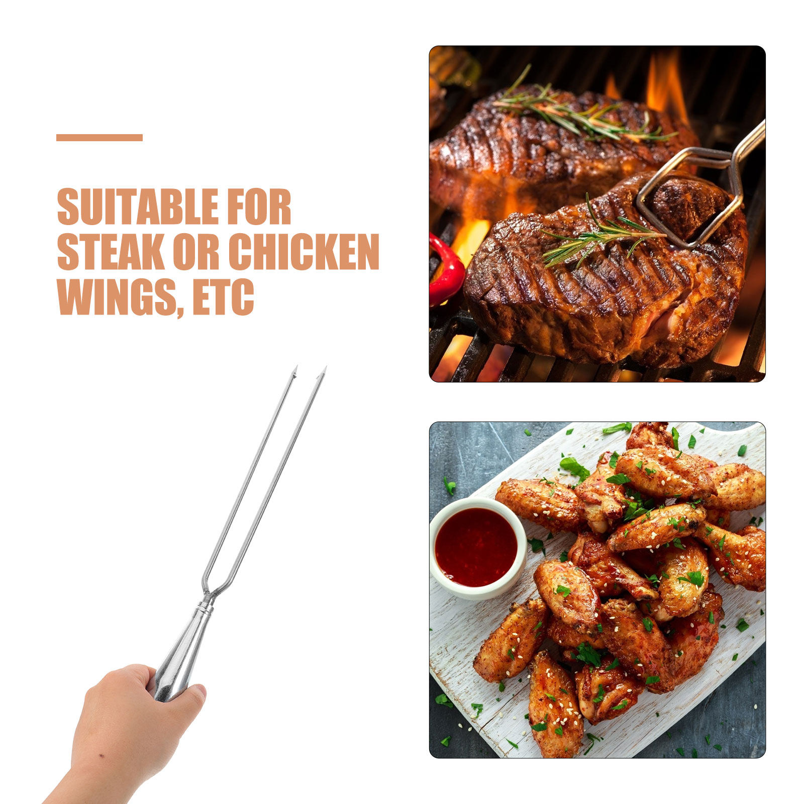 Brochetas de Acero Inoxidable  - Camping Cooking Vegetables reseña y precio