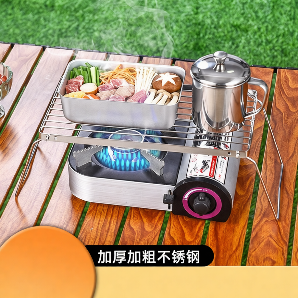 Soporte Plegable para Estufa d - Camping Cooking Fire Pit reseña y precio