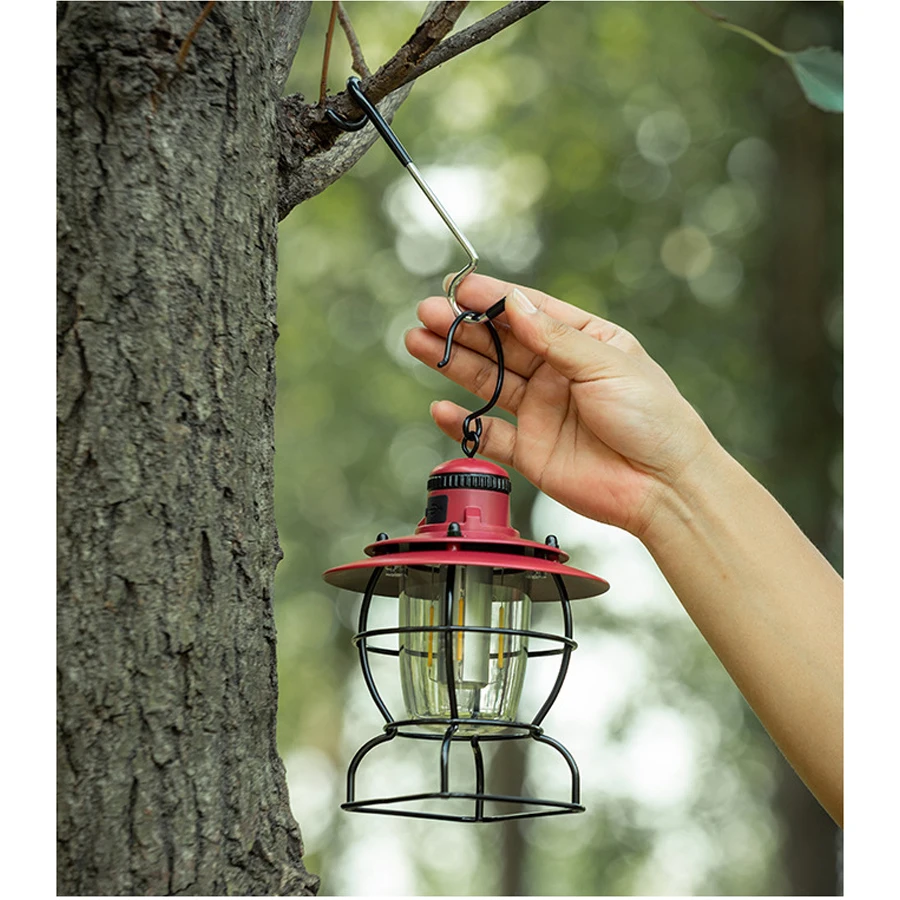 Gancho de luz para acampar al  - Camping Cooking Hanger reseña y precio