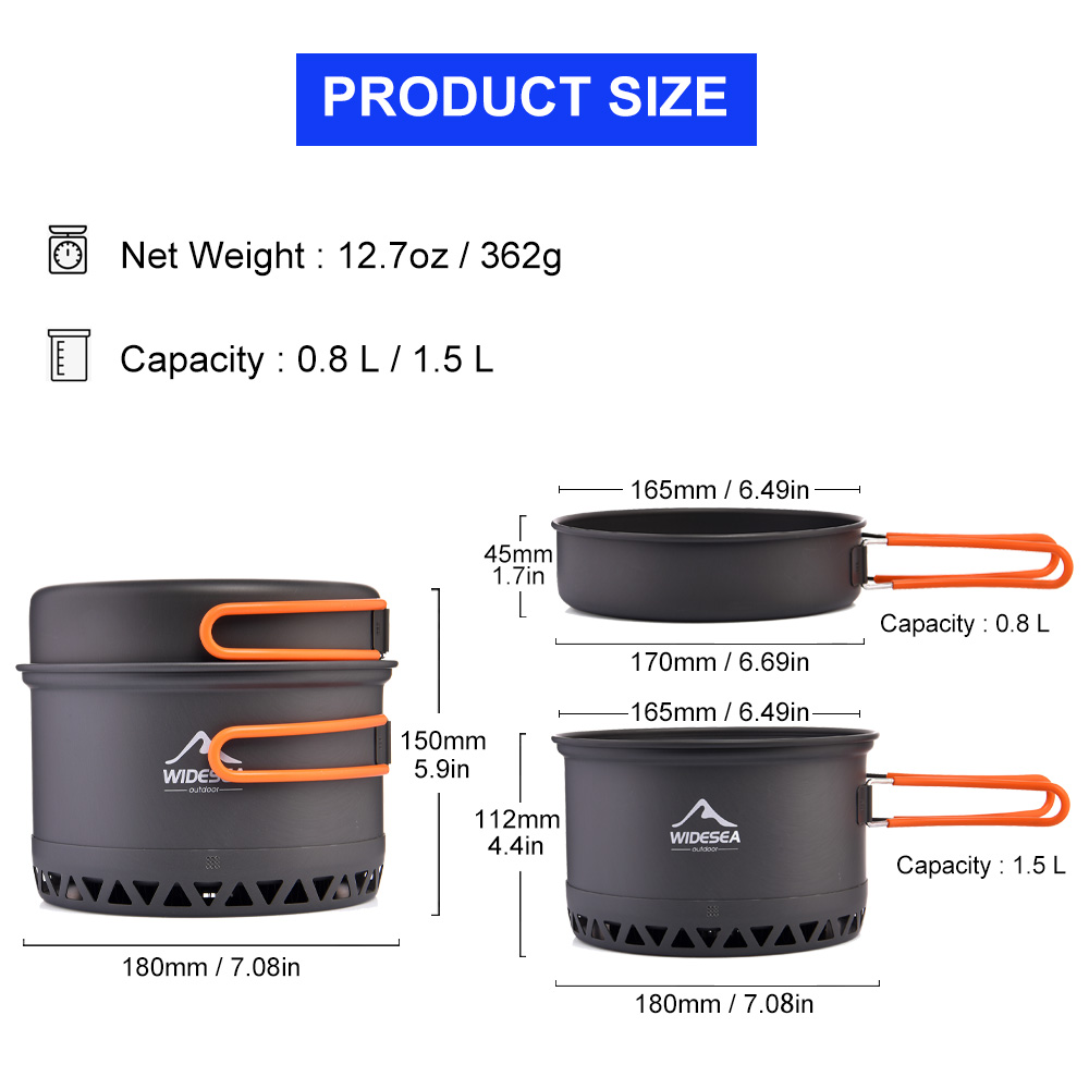 Widesea-olla de Camping de 1,3 - Camping Cooking Trangia reseña y precio