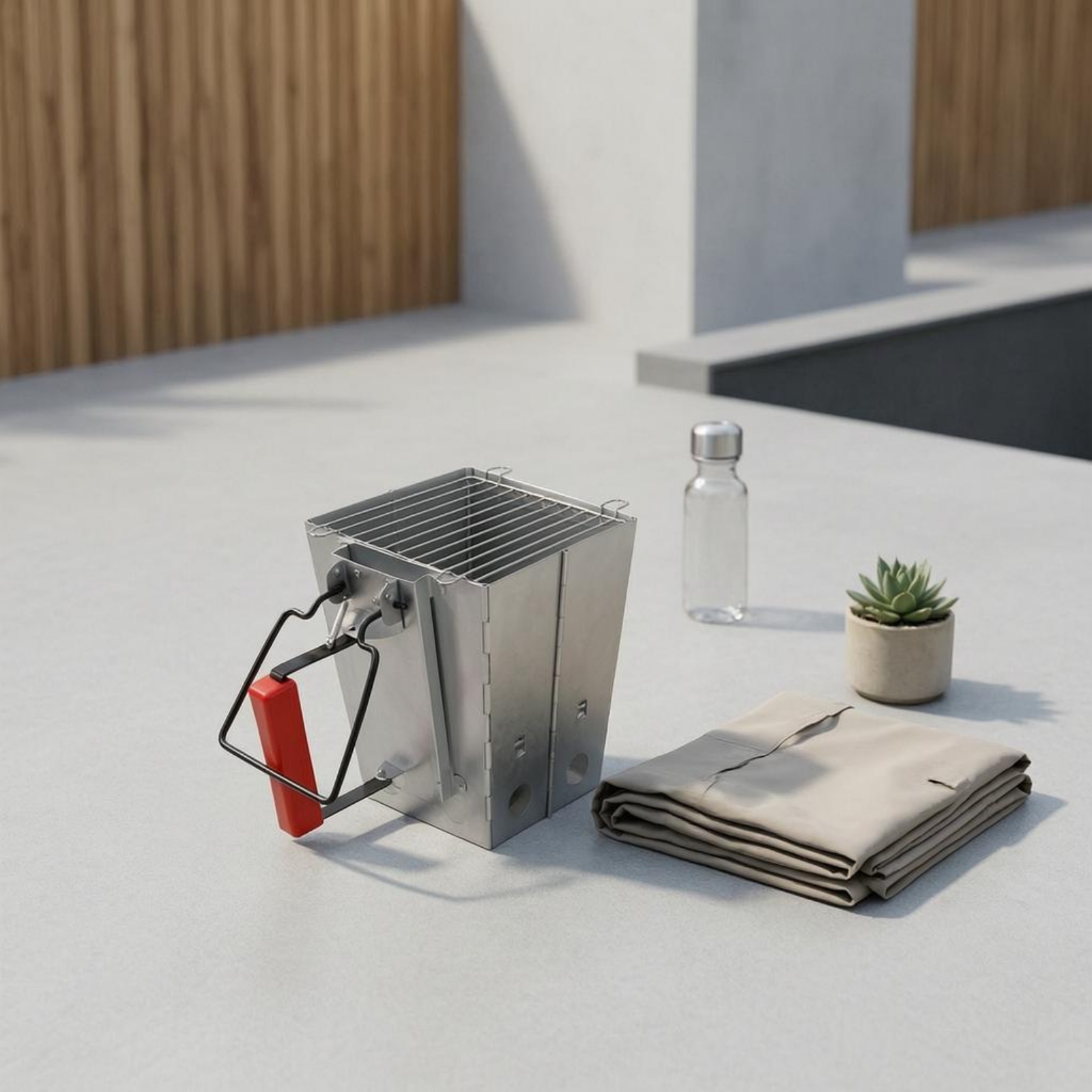 Encendedor de carbón plegable  - Charcoal Chimney Starter reseña y precio