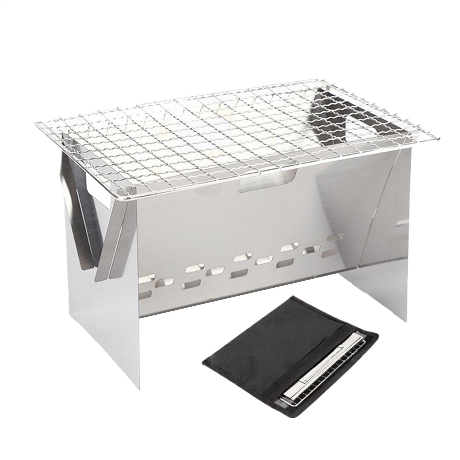 Parrilla de carbón portátil pl - Camping Cooking Set Compact reseña y precio