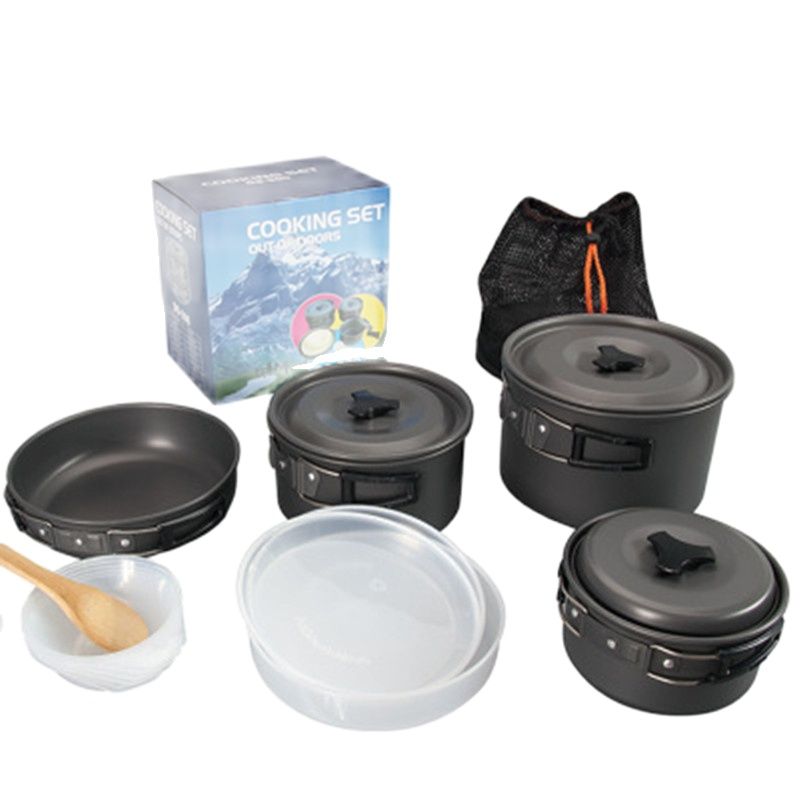 Juego de cocina para acampar a - Camping Cooking Set 2 Person reseña y precio